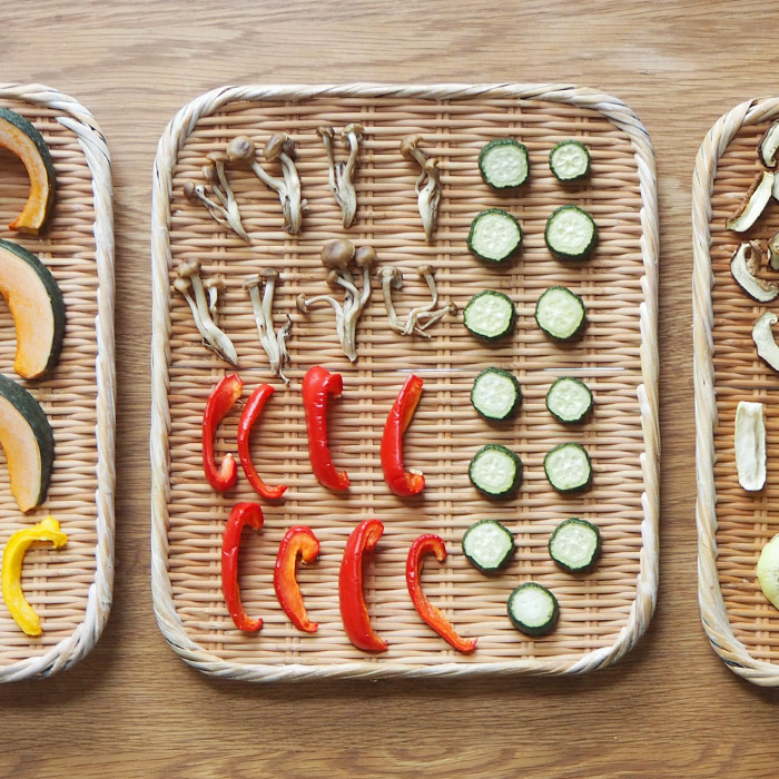 かごや　特選　角盆ざる　27×33cm