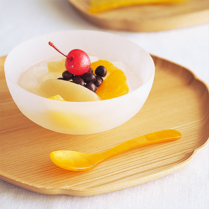 ハイムゾーネ　エッグスプーン　オレンジ　/　Heim　Sohne