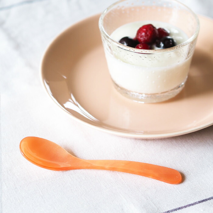 ハイムゾーネ　エッグスプーン　アプリコット　/　Heim　Sohne