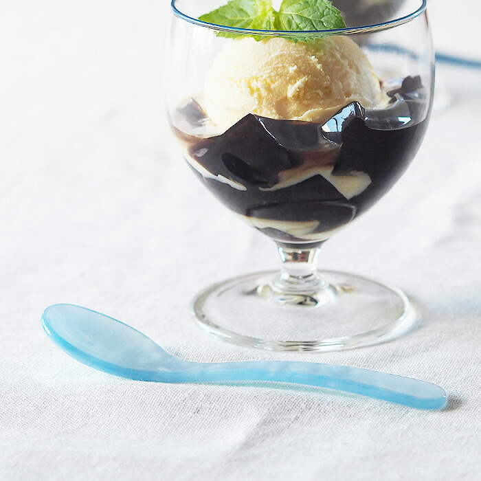 ハイムゾーネ　エッグスプーン　アクア　/　Heim　Sohne