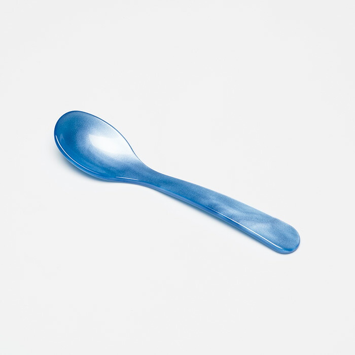 ハイムゾーネ　エッグスプーン　ブルー　/　Heim　Sohne