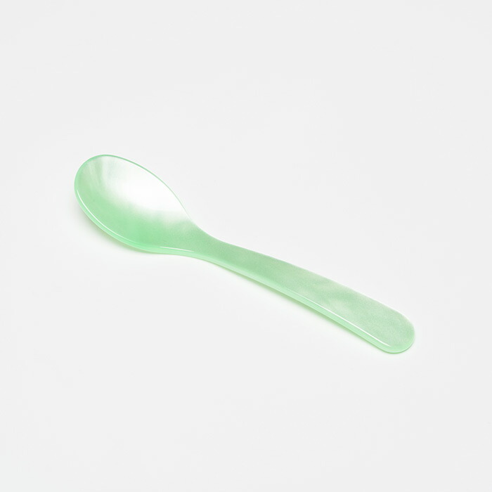 ハイムゾーネ　エッグスプーン　グリーンアップル　/　Heim　Sohne