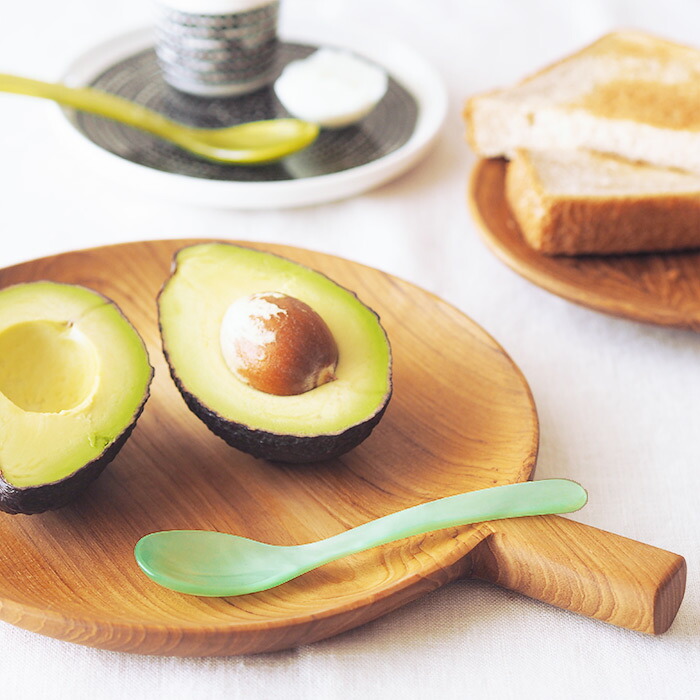 ハイムゾーネ　エッグスプーン　グリーンアップル　/　Heim　Sohne