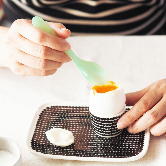 ハイムゾーネ　エッグスプーン　グリーンアップル　/　Heim　Sohne