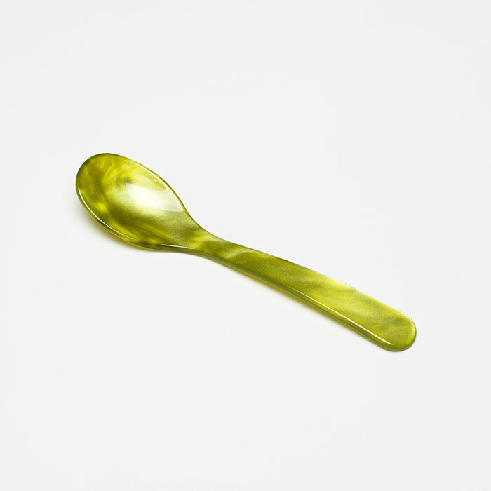 ハイムゾーネ　エッグスプーン　オリーブ　/　Heim　Sohne