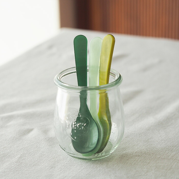 ハイムゾーネ　エッグスプーン　モス　/　Heim　Sohne