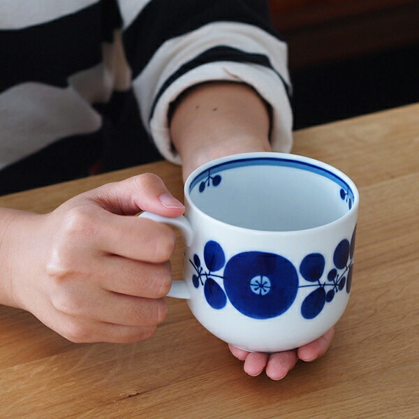 白山陶器　BLOOM　マグ　リース　/　HAKUSAN