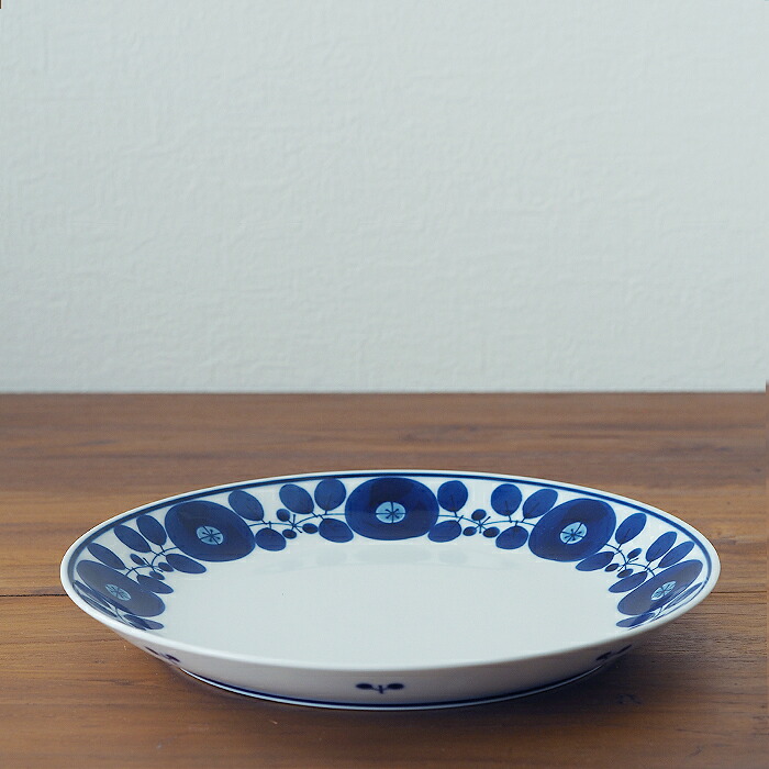 白山陶器　BLOOM　プレート　L　リース　/　HAKUSAN