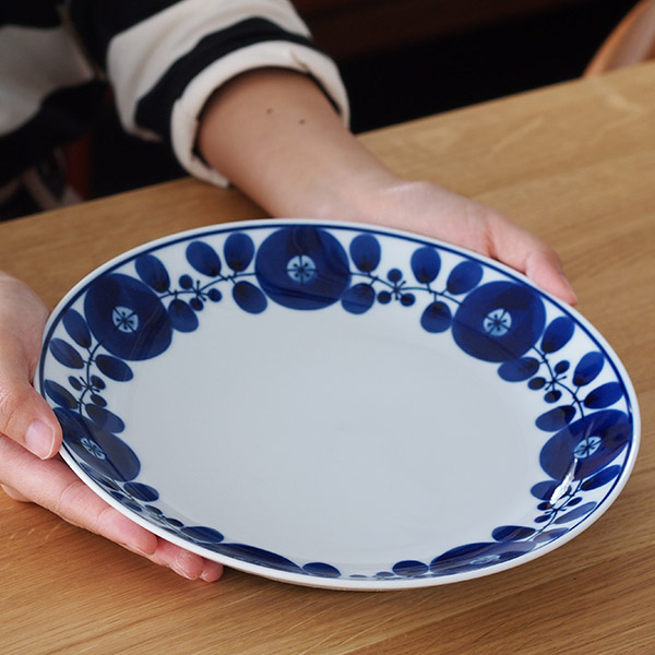 白山陶器　BLOOM　プレート　L　リース　/　HAKUSAN