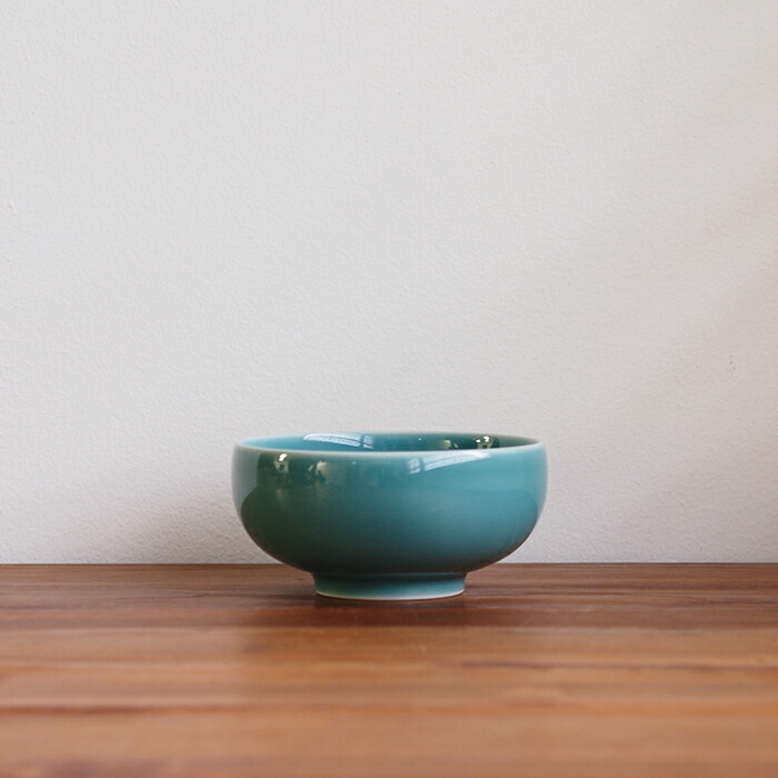 白山陶器　汁碗　青磁　/　HAKUSAN