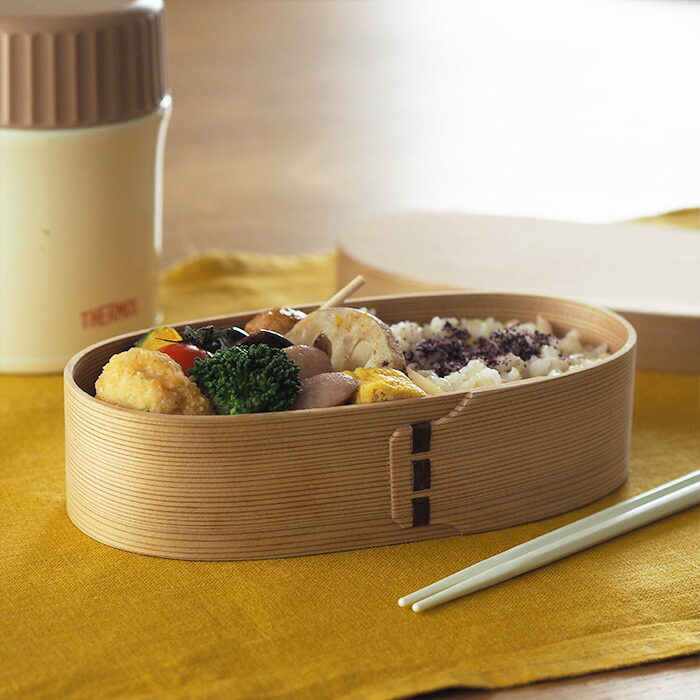 博多曲物　玉樹　弁当箱（だえん・スリム）　