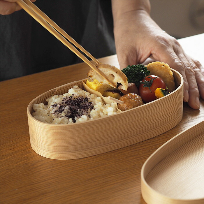 博多曲物　玉樹　弁当箱（だえん・スリム）　