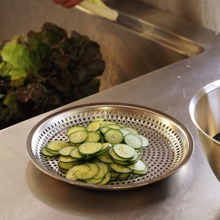 コンテ　まかない平ザル180　/　conte