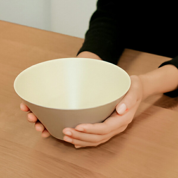 イデアコ　ウスモノ　ボウル　サンドホワイト　/　ideaco　