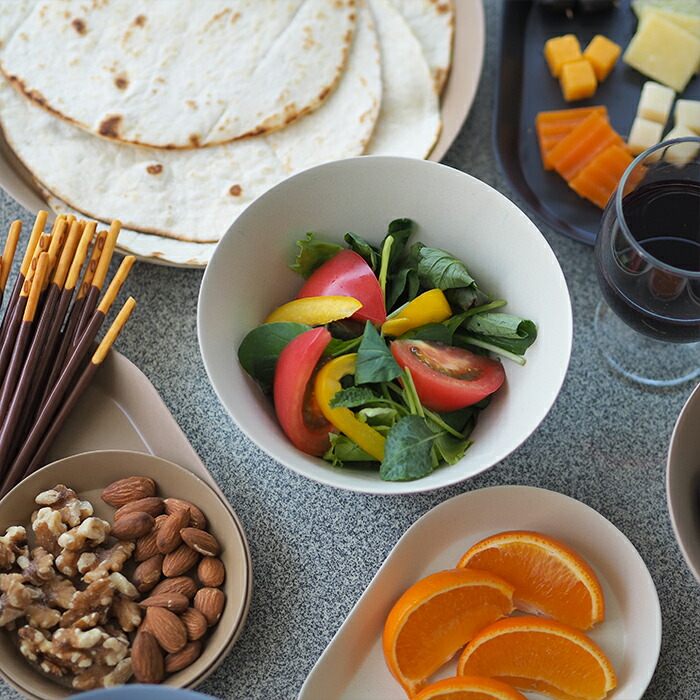 イデアコ　ウスモノ　ボウル　サンドホワイト　/　ideaco　