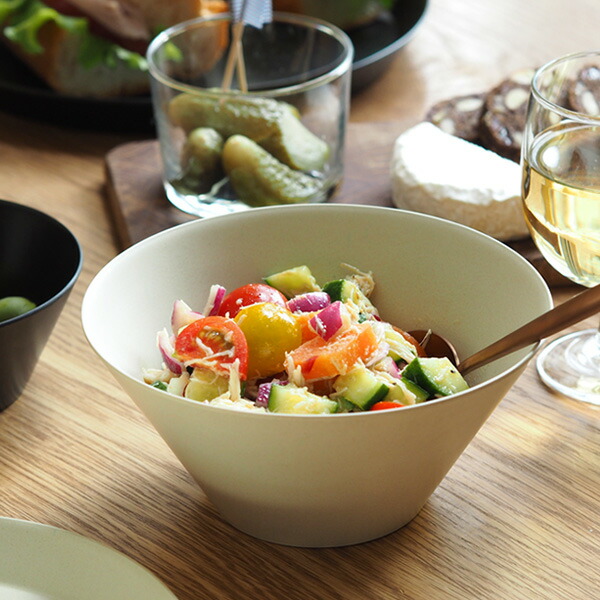 イデアコ　ウスモノ　ボウル　サンドホワイト　/　ideaco　