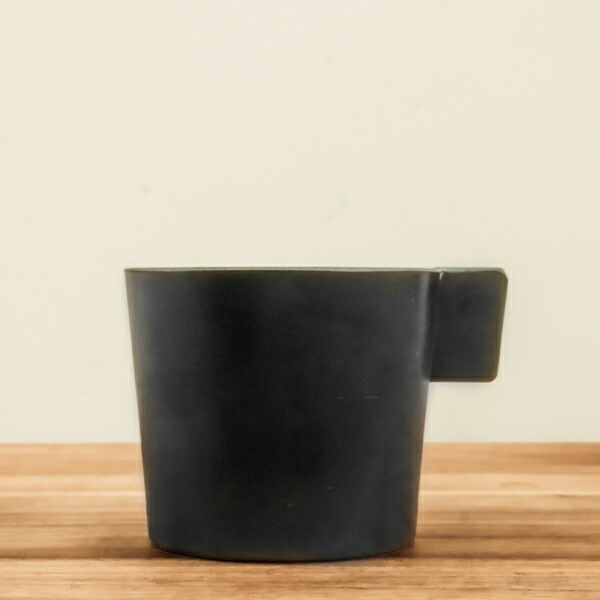 イデアコ　ウスモノ　カップ　ブラック　/　ideaco　