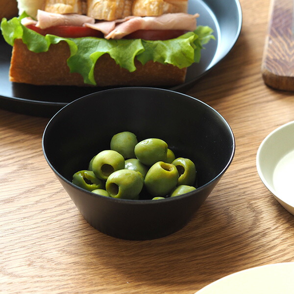イデアコ　ウスモノ　ミニボウル　ブラック　/　ideaco　