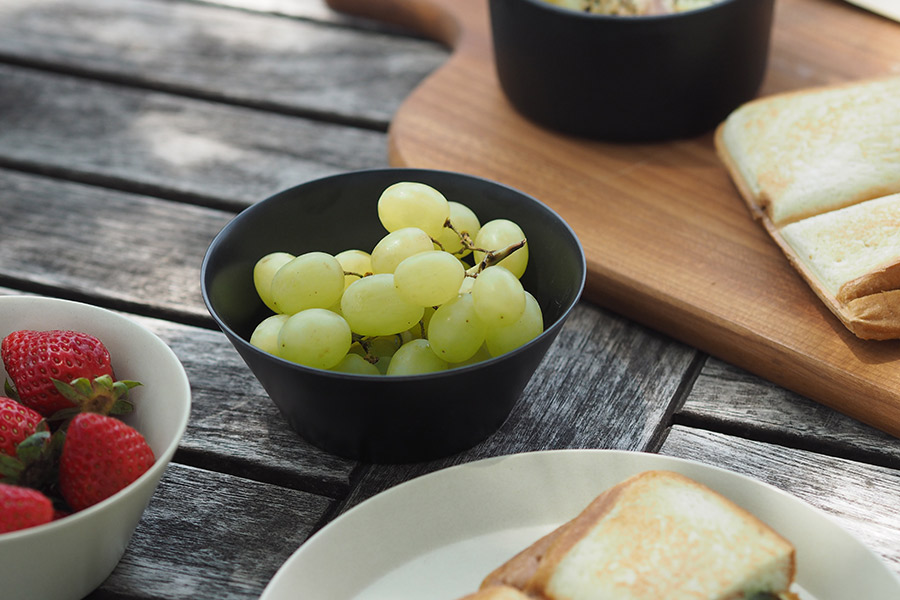 イデアコ　ウスモノ　ミニボウル　ブラック　/　ideaco　