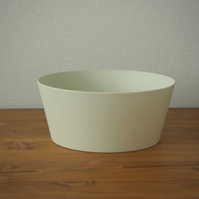 イデアコ　ウスモノ　サラダボウル　サンドホワイト　/　ideaco　