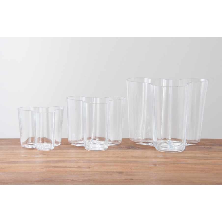 イッタラ　アルヴァ・アアルトコレクション　ベース　S　95mm　クリア　/　iittala　AlvarAaltoCollection