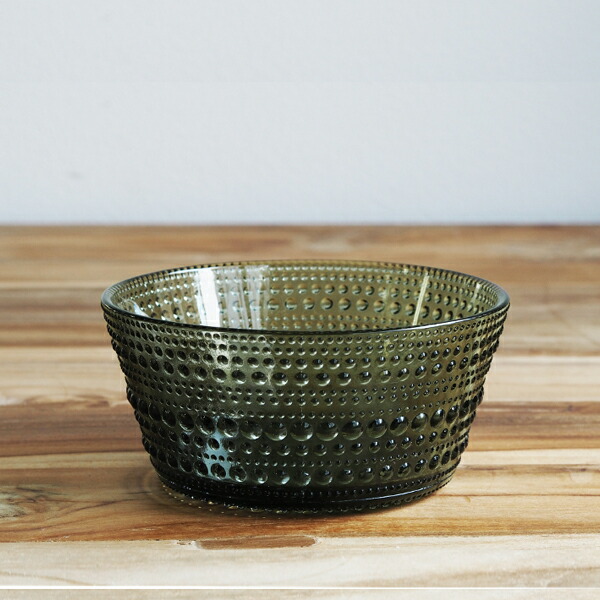 イッタラ　カステヘルミ　ボウル　230ml　モスグリーン　/　iittala　Kastehelmi　