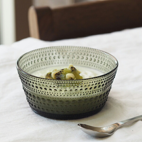 イッタラ　カステヘルミ　ボウル　230ml　モスグリーン　/　iittala　Kastehelmi　