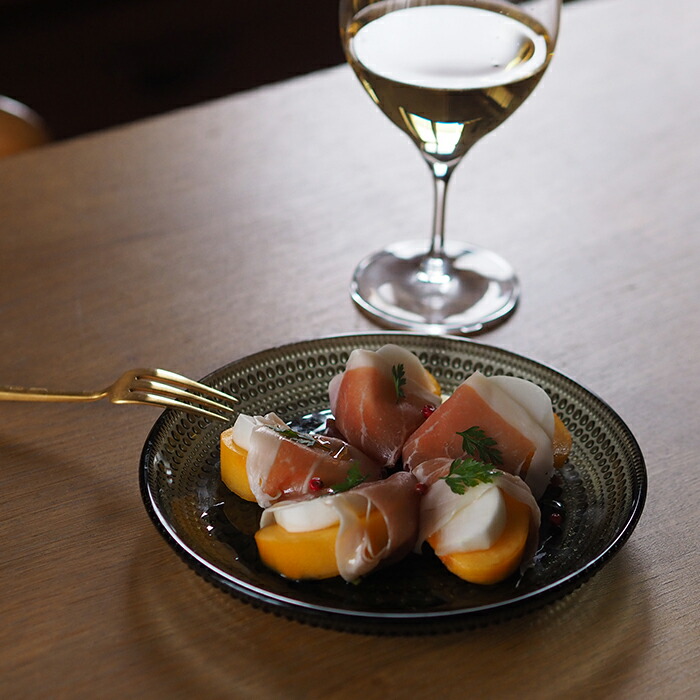 イッタラ　カステヘルミ　プレート　17cm　モスグリーン　/　iittala　Kastehelmi　　