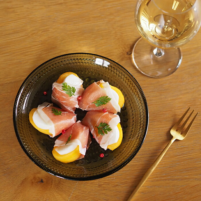 イッタラ　カステヘルミ　プレート　17cm　モスグリーン　/　iittala　Kastehelmi　　