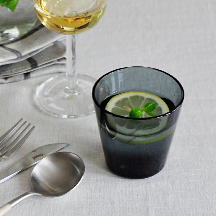 ■【2個セット】イッタラ　カルティオ　タンブラー　ダークグレー　/　iittala　Kartio　□