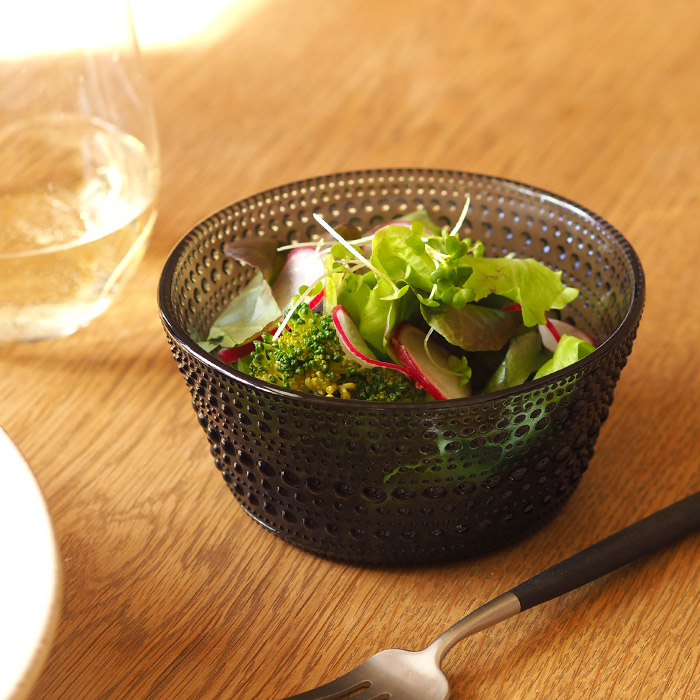 イッタラ　カステヘルミ　ボウル　230ml　ダークグレー　/　iittala　Kastehelmi