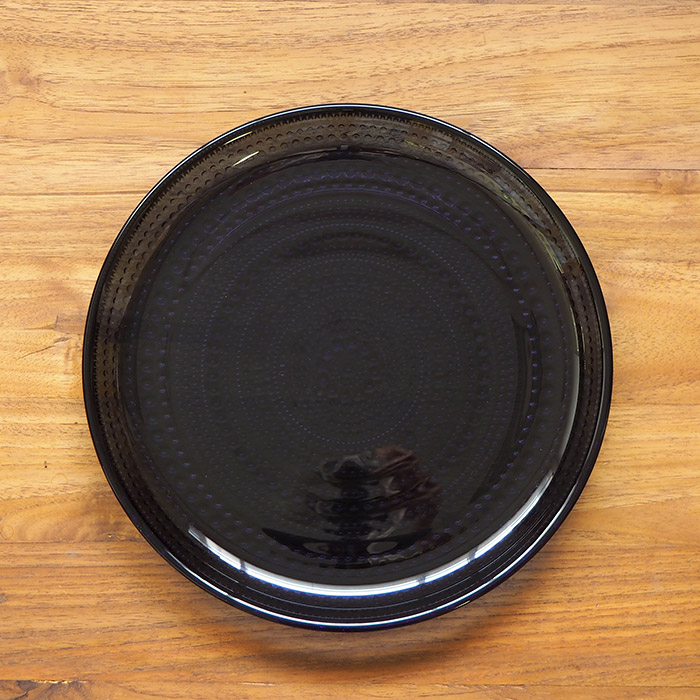 イッタラ　カステヘルミ　プレート　24.8cm　ダークグレー　/　iittala　Kastehelmi　
