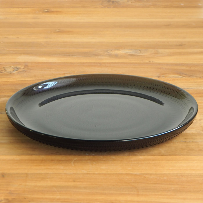 イッタラ　カステヘルミ　プレート　24.8cm　ダークグレー　/　iittala　Kastehelmi　