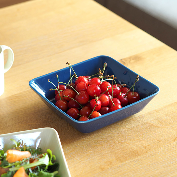 イッタラ　ティーマ　スクエアプレート　16cm　ヴィンテージブルー　/　iittala　TEEMA