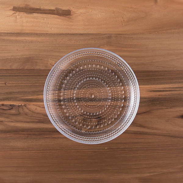 イッタラ　カステヘルミ　プレート　17cm　クリア　/　iittala　Kastehelmi　