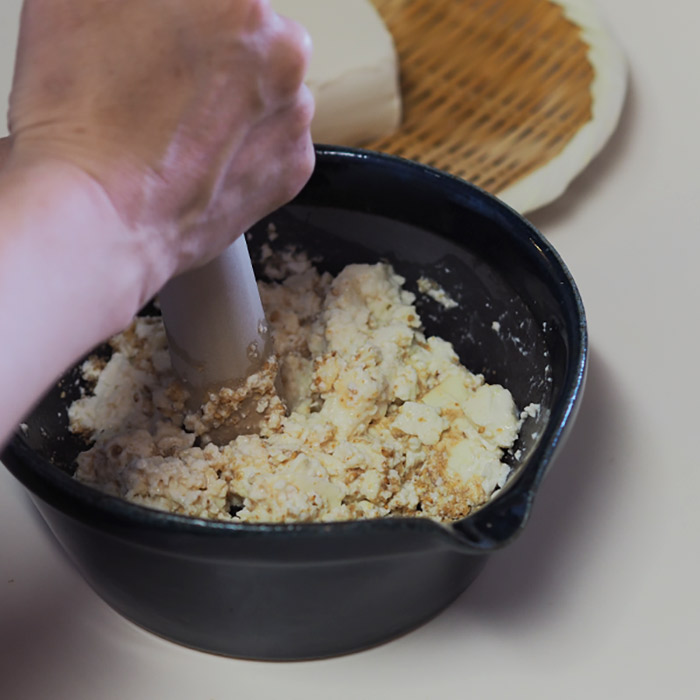 かもしか道具店　すりバチ　大　藍