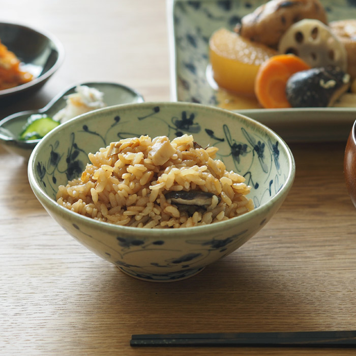 石井桃子　花唐草　碗
