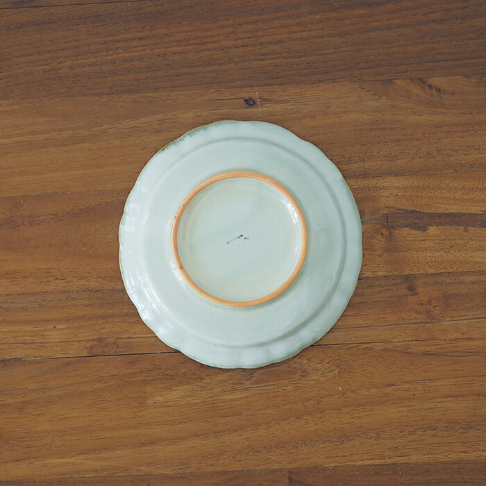 石井桃子　輪花　5寸皿　鹿