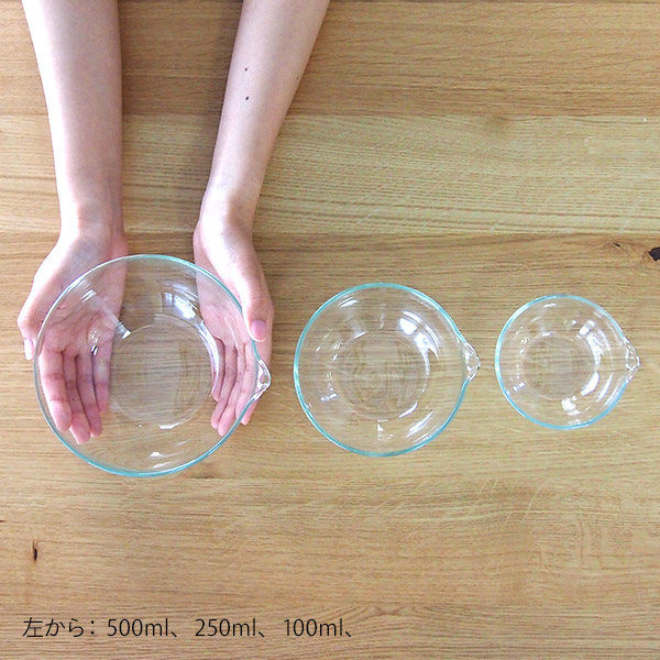 【取扱終了0817】イワキ　リップボウル　100ml　/　iwaki　※