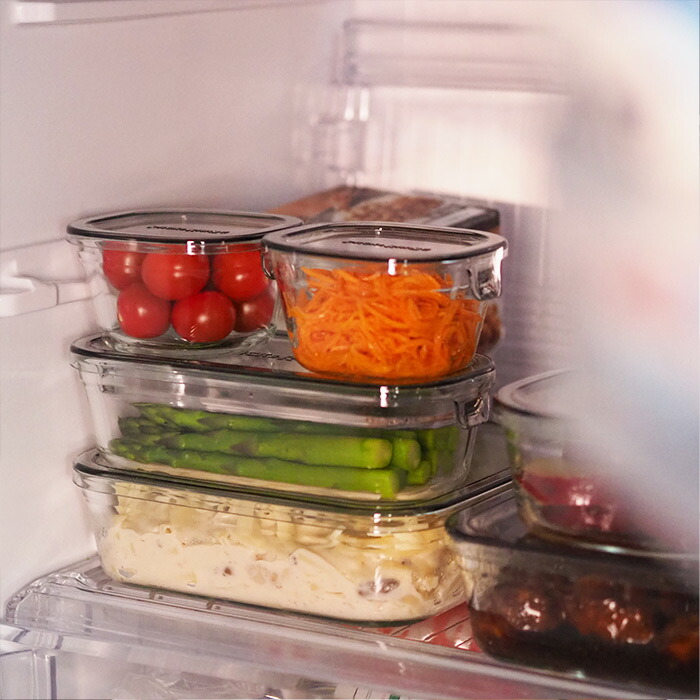 イワキ　パック＆レンジ　グリーン　システムセット・ミニ　/　iwaki　