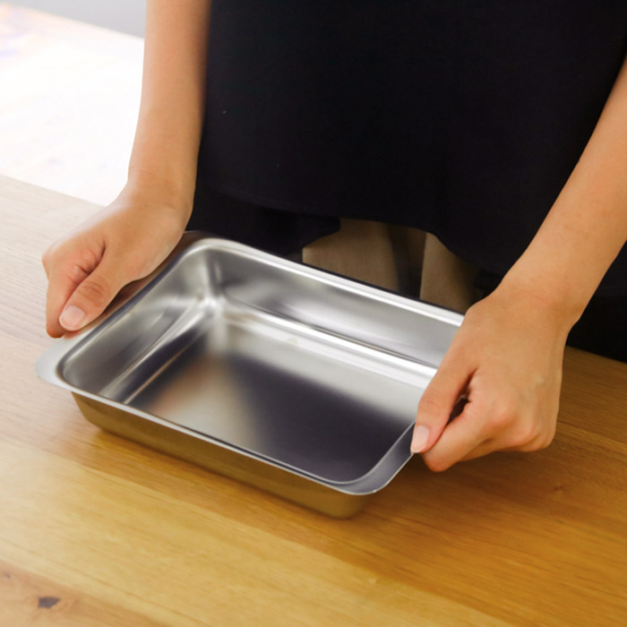 ヨナス　ステンレス　ローストディッシュ　21×15.5cm　/　Jonas