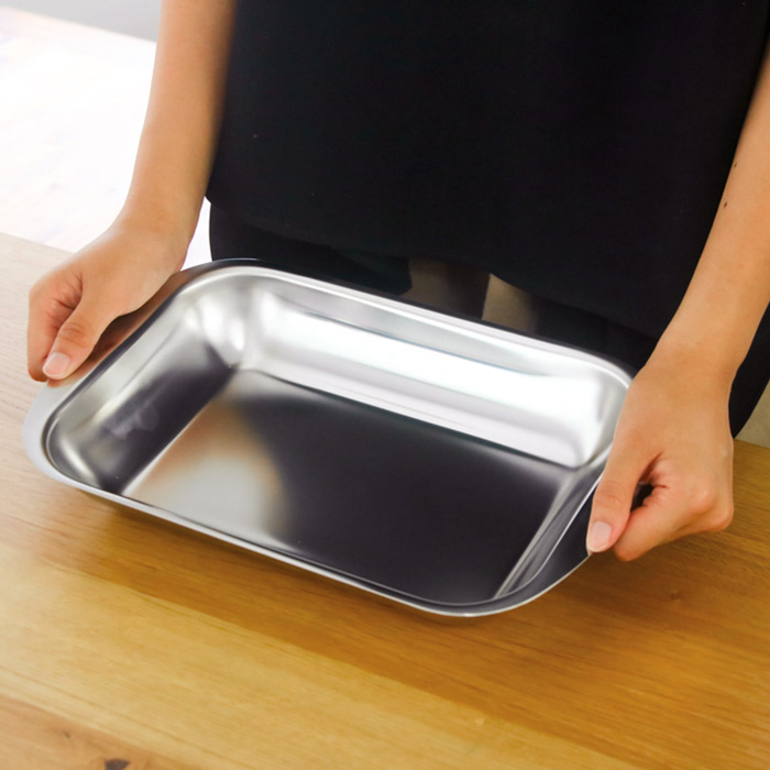 ヨナス　ステンレス　ローストディッシュ　30×20cm　/　Jonas