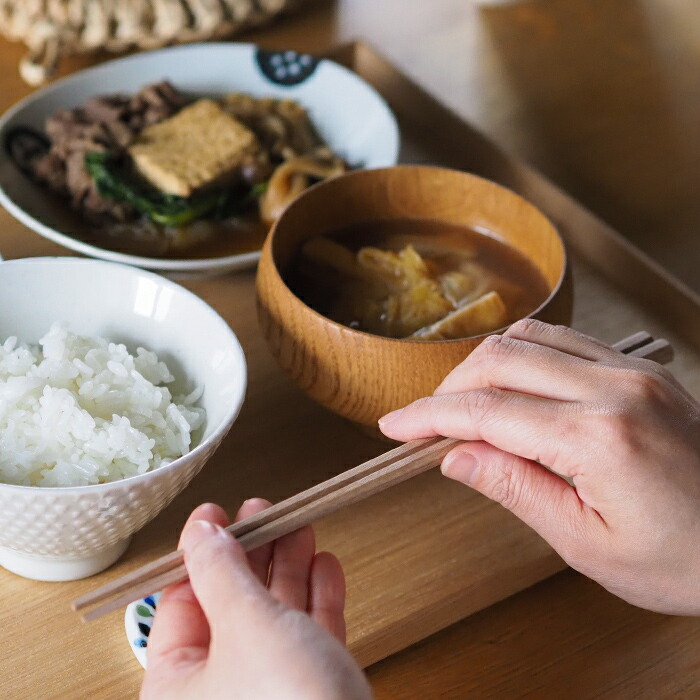 tetoca　果実のなる木のお箸　天然蜜蝋仕上げ　梅　/　KAWAI