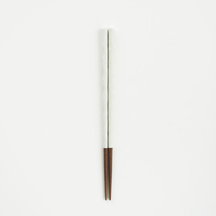 KURABI　箸　白釉　食洗器対応　/　KAWAI