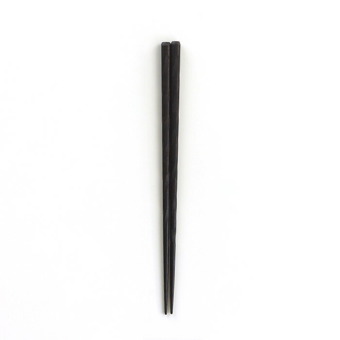 KURABI　箸　彫り　黒　/　KAWAI