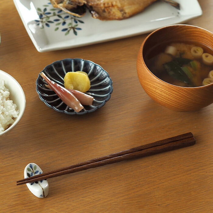 KURABI　箸　彫り　茶　/　KAWAI