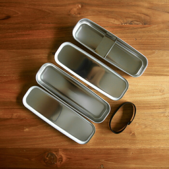 工房アイザワ　角長ランチボックス　スリム　2段