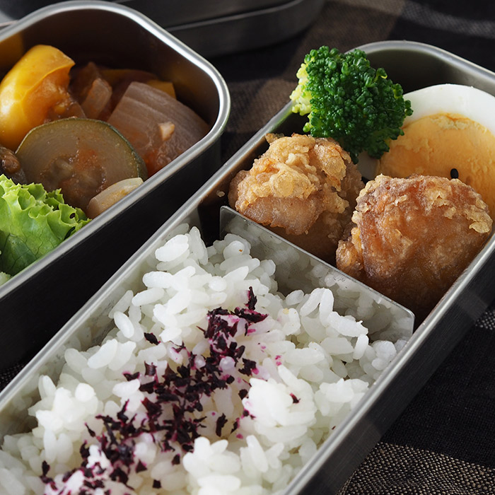 工房アイザワ　角長ランチボックス　スリム　2段