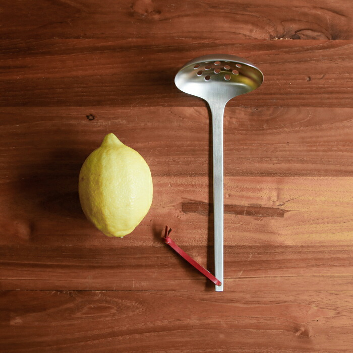 工房アイザワ　キッチンツール　パセリ　穴明お玉　大