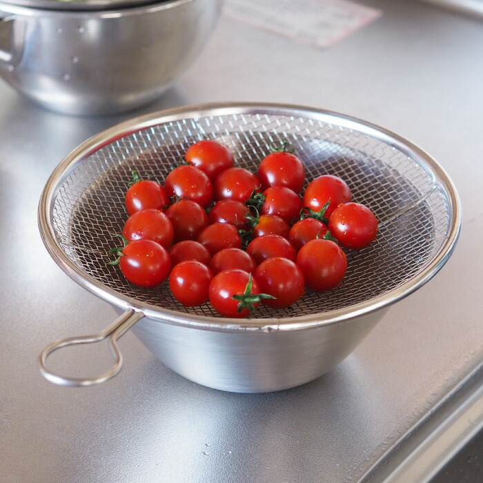 ＼ヒルナンデス！でご紹介／■kanリング付盆ザル　3サイズセット